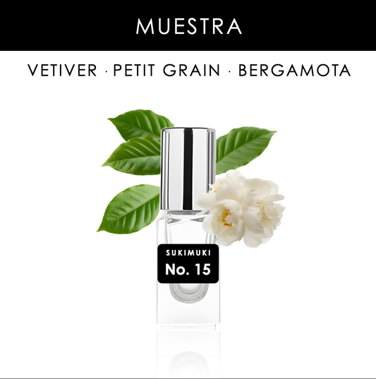 Muestra-No.15-Vetiver-PetitGrain-Bergamota