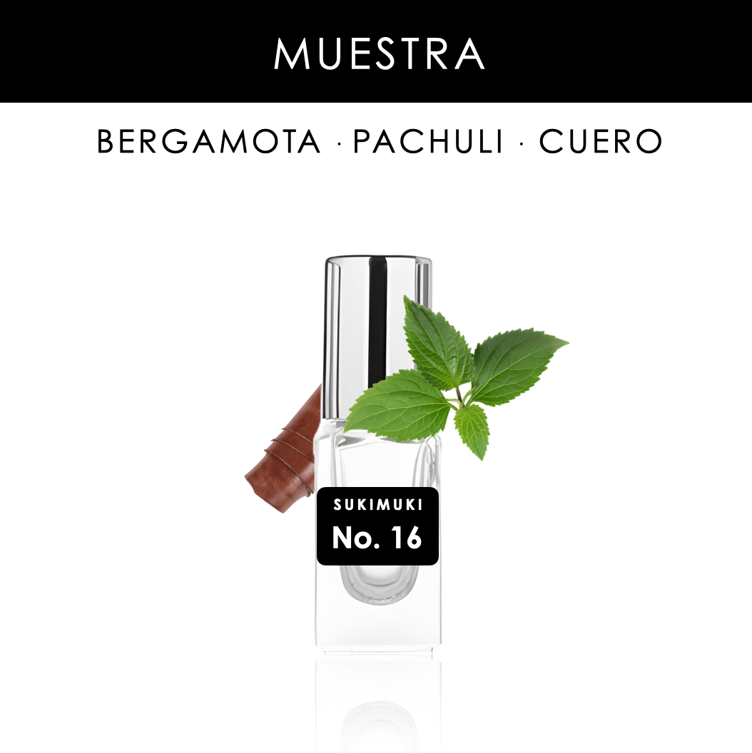 Muestra-No.16-Bergamota-Pachuli-Cuero